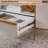 48" Luxury Faux Marble Coffee Table With Curved Fluted Design-289059999