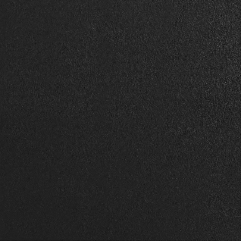 Causeuse en cuir véritable, Noir