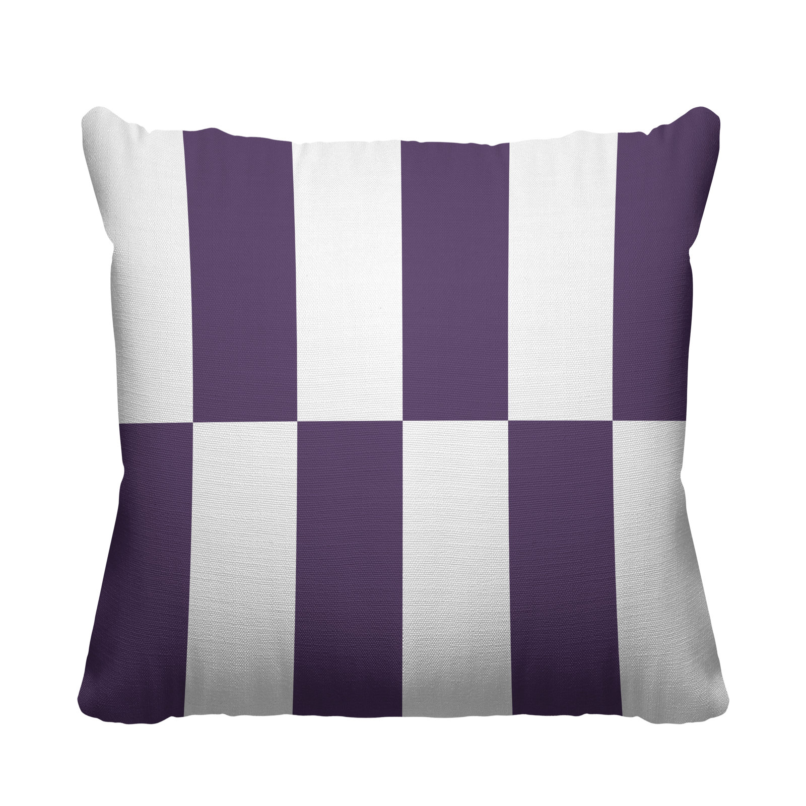 Luella Geometric Indoor/Outdoor Throw Pillow, Purple, 15" x 15", Square