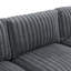Canapé modulaire 134 pièces 6 pièces en velours côtelé 134 po-855929677