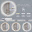 Miroir de salle de bain Hetem-464699895