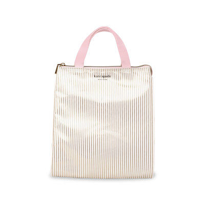 Sac à lunch, rayures dorées