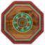 Atiksh Solid Wood Abstract End Table
