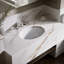 Serif Metal Oval Undermount Bathroom Sink-449824925