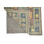 Tapis de couloir oriental brun Kazak