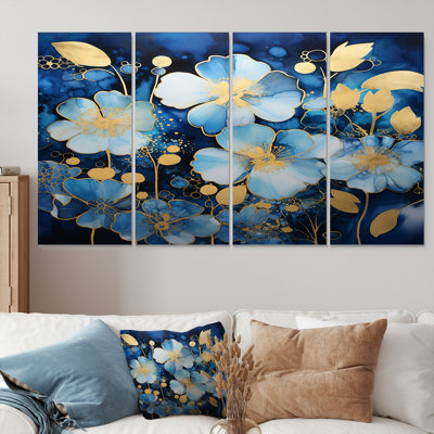 Bolderberg - Poppy Wall Art Decor Set 4 Piece