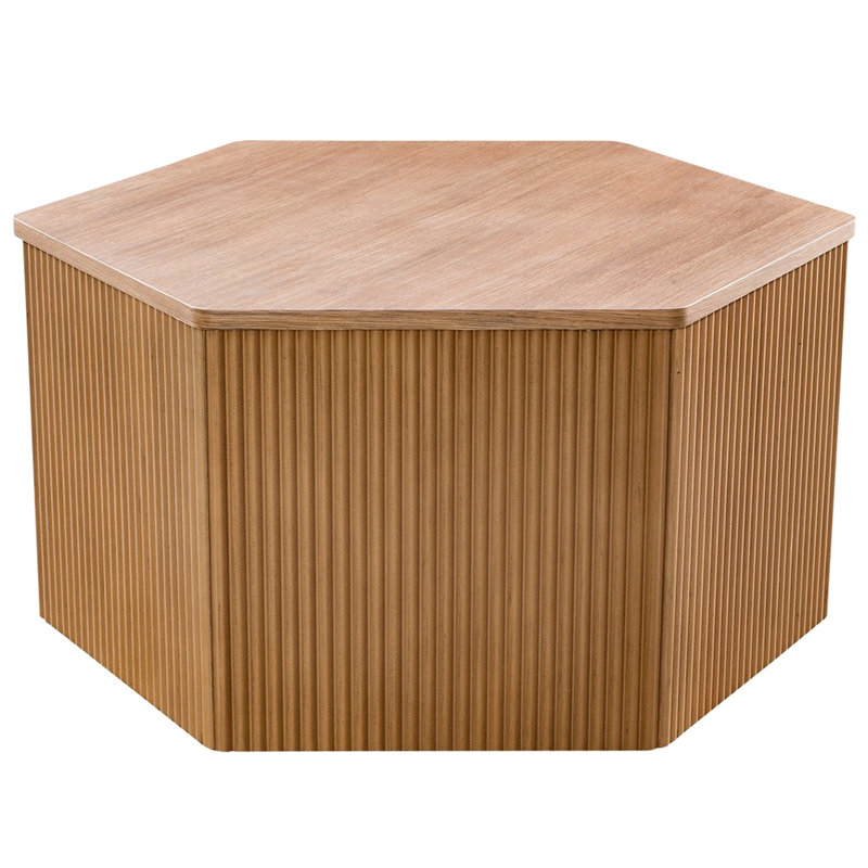 Table d'appoint contemporaine hexagonale contemporaine