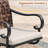 6-Person 53" Round Outdoor Dining Set With Cushioned Swivel PE Rattan Chairs-594730767