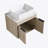 24 " Modern Design Float Bathroom Vanity With Ceramic Basin Set