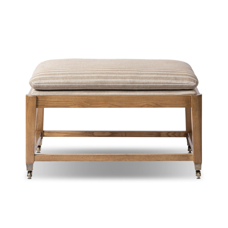 Eleanor Upholstered Stool, Rodin Sand