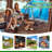Campfire Tripod Grill Adjustable Height BBQ Grill Grate
