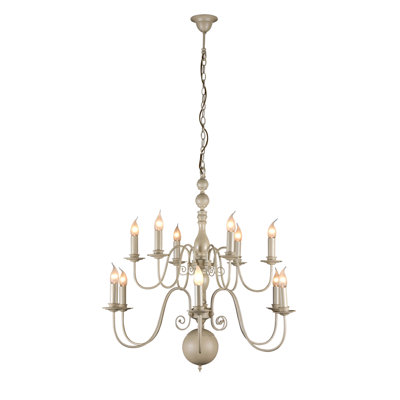 Aubervilliers 12 - Light Candle Style Chandelier