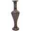 Vase de plancher en bois brun Alisbha