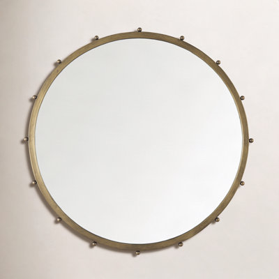 Weston Metal Round Mirror
