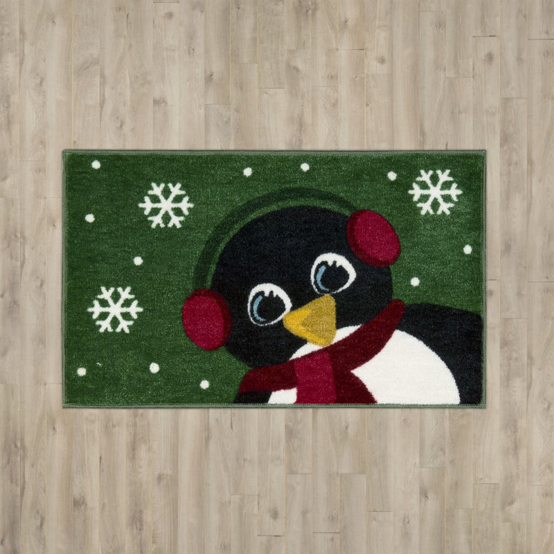 St. Mark's Place Green/Black Area Rug