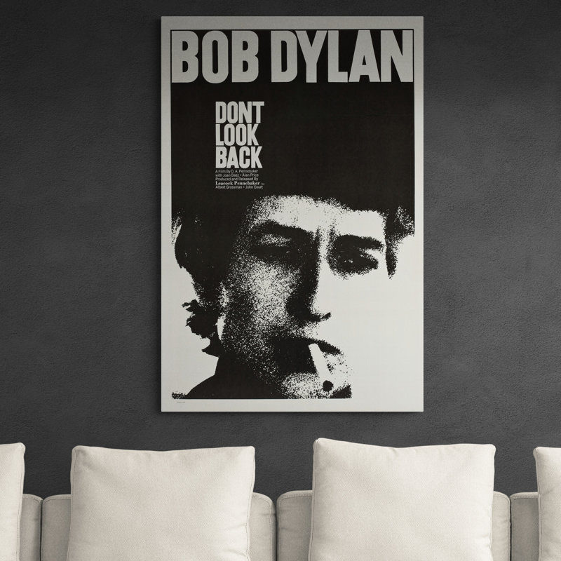 Bob Dylan, Don't Look Back - Wrapped Canvas Print, 31 cm H x 21 cm W x 4 cm D