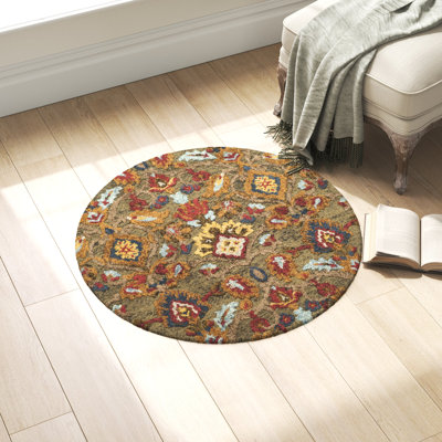 Tansy Wool Floral Indoor Rug