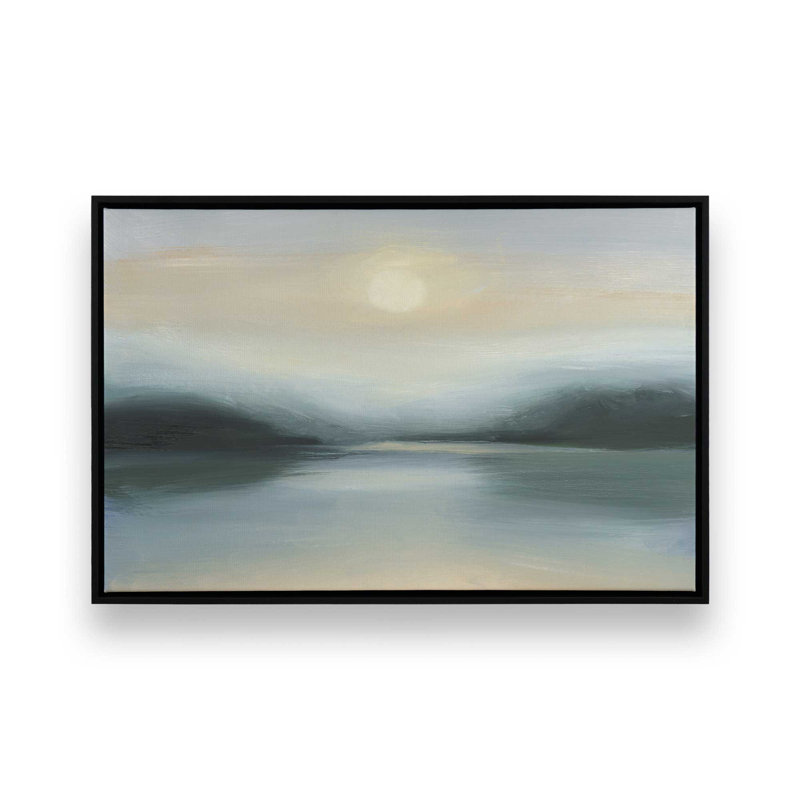 «Last Sunset of Spring II» par Ethan Harper, reproduction d'art sur toile, H 12 po x l 16 po, Noir