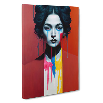 Painted Woman No.3 Abstract - Wall Art