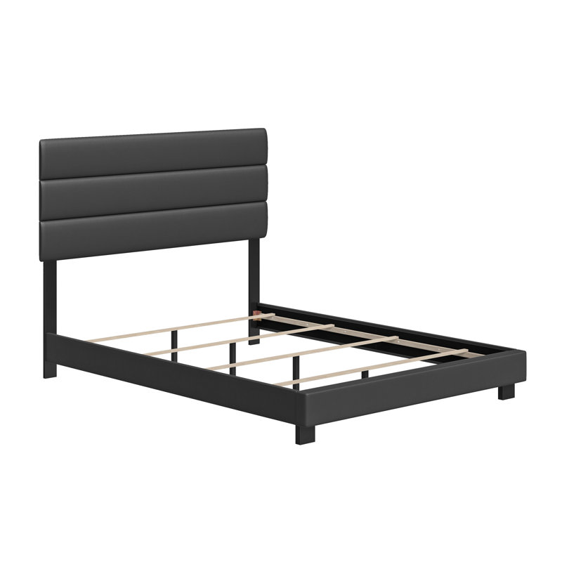 Base de lit tapissier Boyd Sleep Napoli, Noir, Grand
