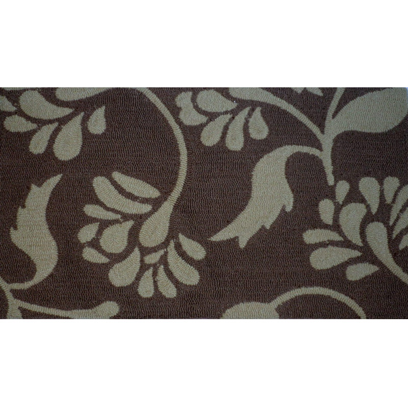 Tapis d'entrée antidérapant Sutter Meadows, Brun, Rectangle 2 pi x 4 pi
