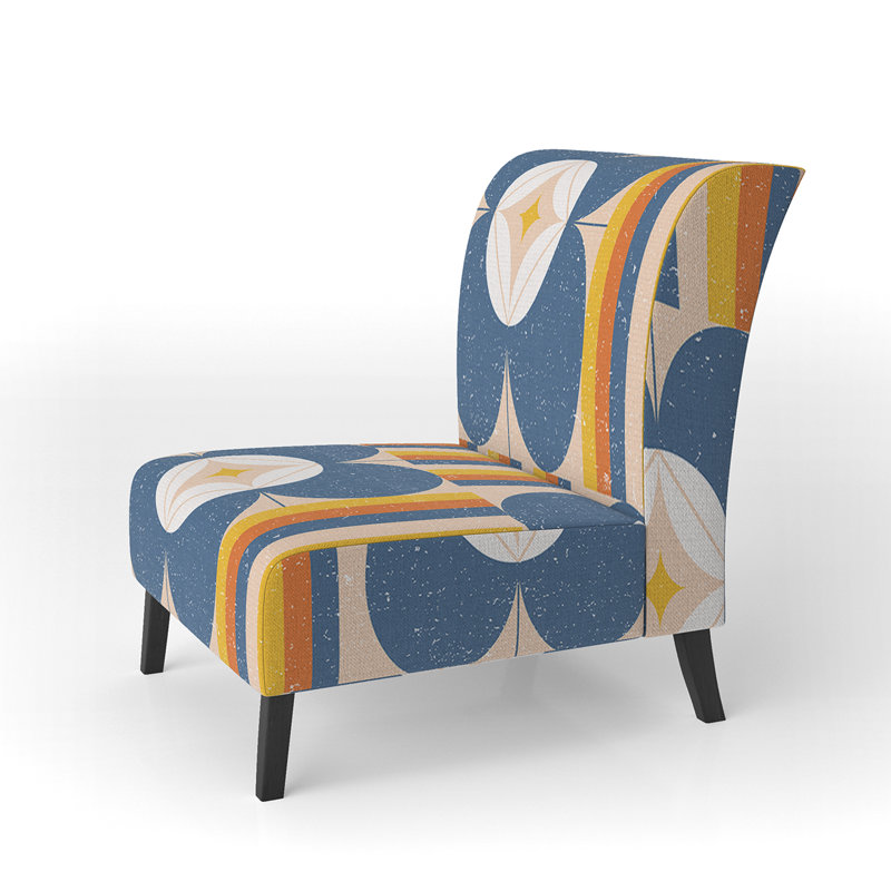 Fauteuil de chambre rembourré Mid-Century