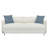 White Pop-Up Sleeper Sofa
