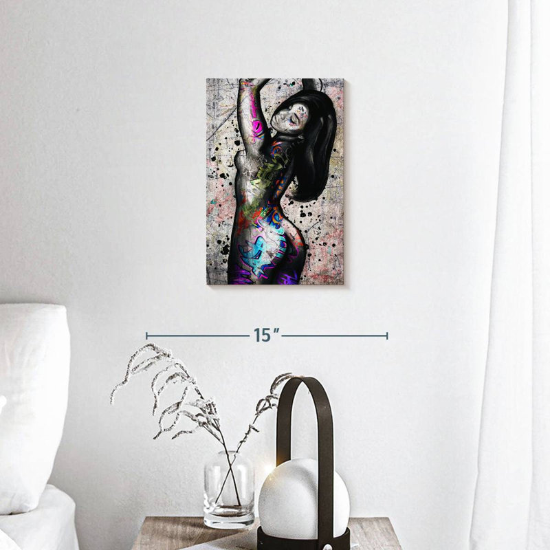 " African Curves " by Harper D., 12" H x 8" W x 1" D