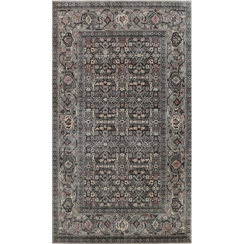 Tapis noir / ivoire Ziegler