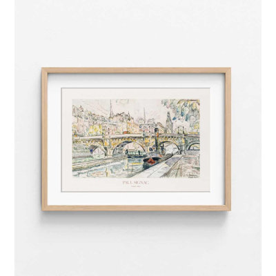 Reproduction d'art mural Paris: croquis de Paul Signac, 1923
