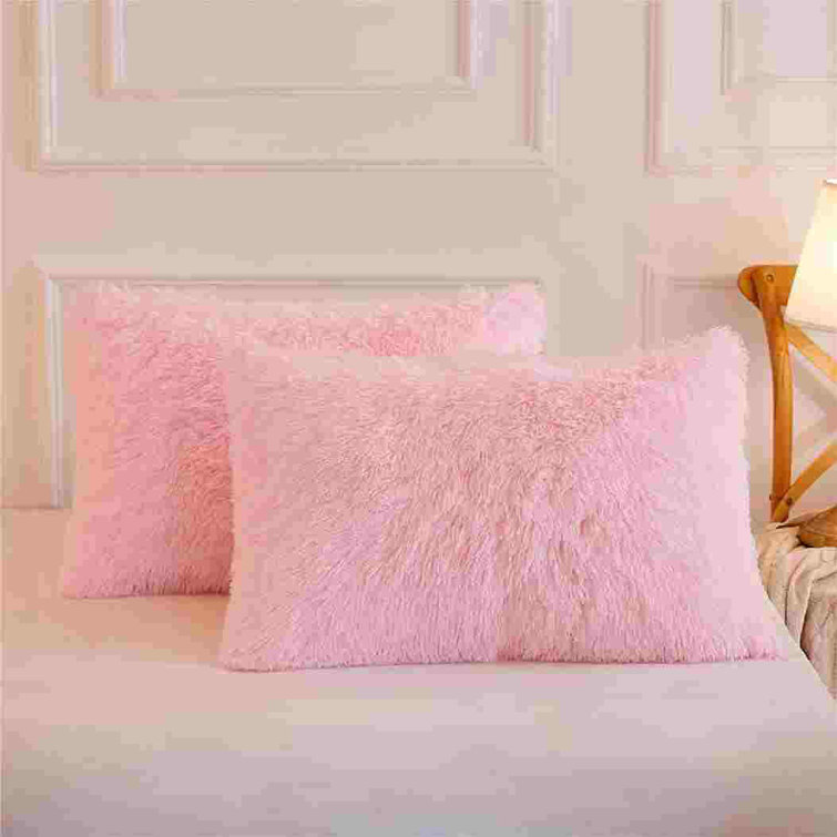 Pardo Rectangular Pillow Cover & Insert (Set of 2) Everly Quinn Color: Light Pink