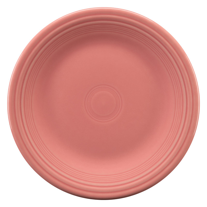 Fiesta Dinnerware Classic Rim 10 1/2 Inch Dinner Plate, Peony