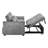 3-In-1 Convertible Sleeper Sofa,Modern Velvet Pull Out Sofa Bed With Reclining Backrest And Pillows-114294568