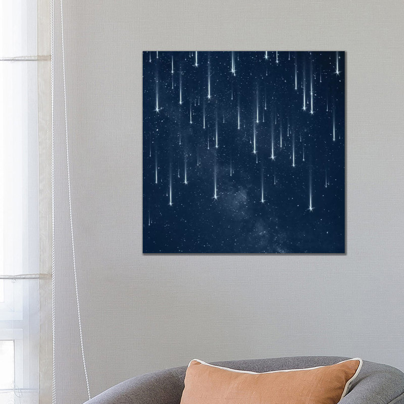 Falling Stars by Paula Belle Flores - Wrapped Canvas Print, 66.04 cm H x 66.04 cm W x 1.91 cm D