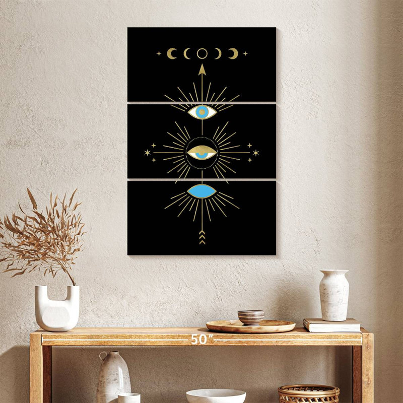 Adella Evil Totem Eye, 65" H x 42" W
