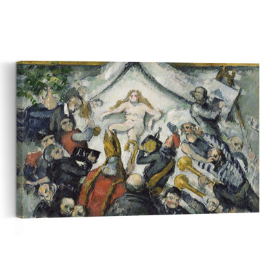 Eternal Feminine, 1877 Abstract Contemporary Wall Art Print by Paul Cezanne - 1 Piece Wrapped Canvas Wall Art