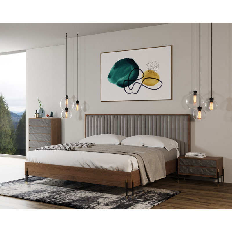 Sisemore Upholstered Platform Bed, King