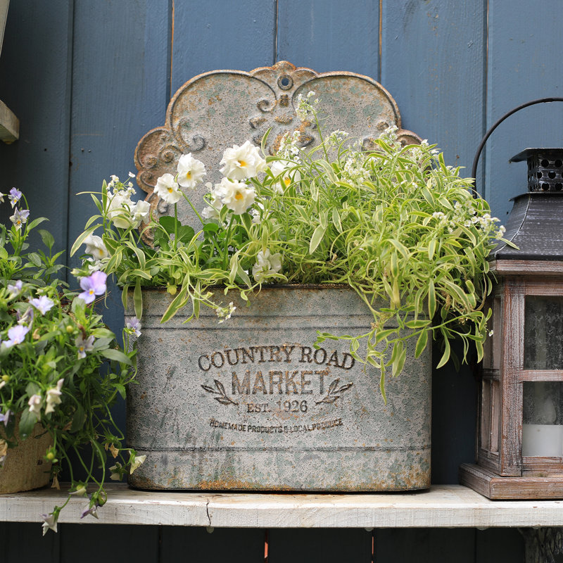 Romsey Metal Wall Planter
