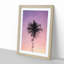 Summer Palm Tree in Abstract - Framed Print-55727249-55727248