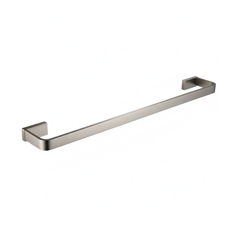 Towel Bar, Brushed Nickel, 1.18" H x 23.6" W x 3.34" D