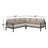 Townsend Outdoor 5 Person Sectional Seating Group With Sunbrella® Cushions-99997885-99997886
