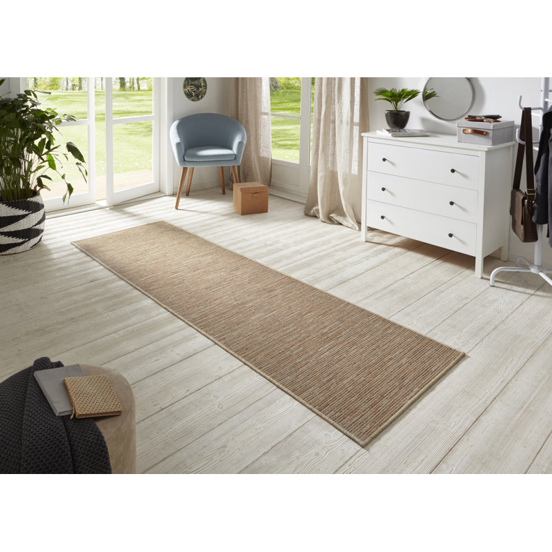 Flatweave Terracotta Rug, Runner  80 x 250 cm
