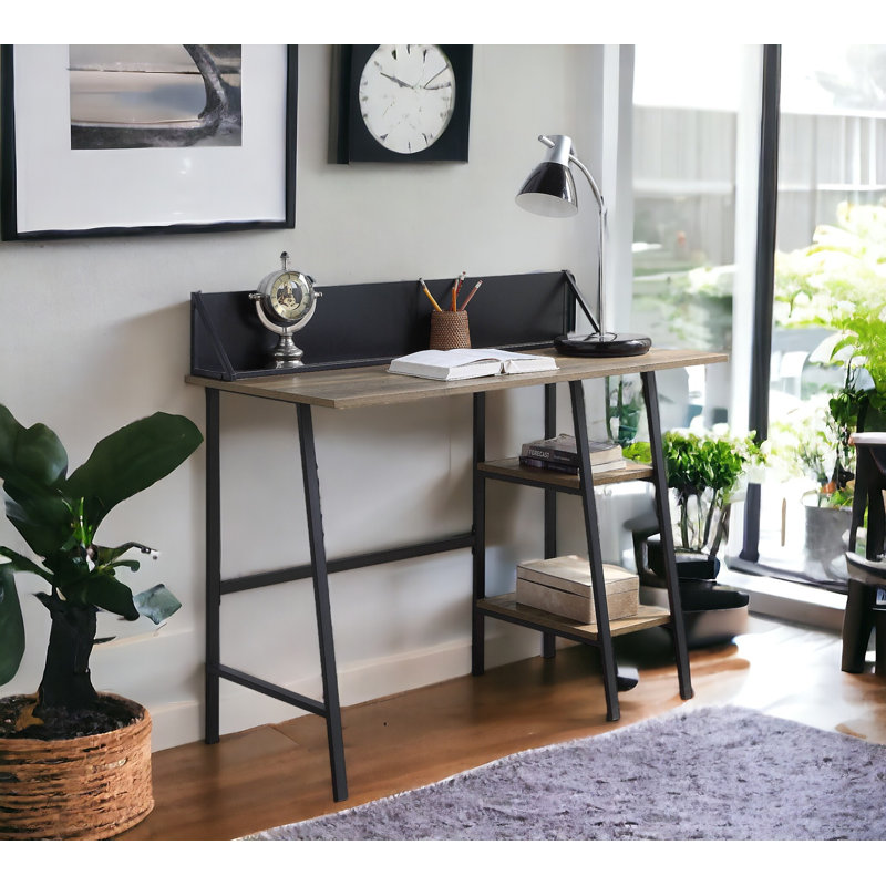 Bureau d'écriture Garima Rustic Oak