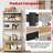 Tevis 60" H x 27.5" W x 12" D 5 Tiers Boltless Adjustable Storage Shelf Goods Rack-1090805072