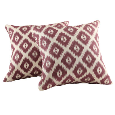 Alcina Throw Pillow in Lavendar Ikat