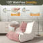 Fauteuil à billes - Mousse à haute résilience, dossier incurvé ergonomique, fauteuil de plancher léger pour petits espaces-129222549