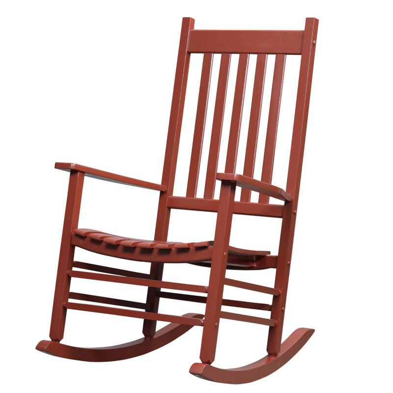 Chaise berçante en bois Smooth Comfort