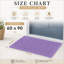 Door mat chenille nonslip for Bath and Kitchen Rug 60x90-296832461