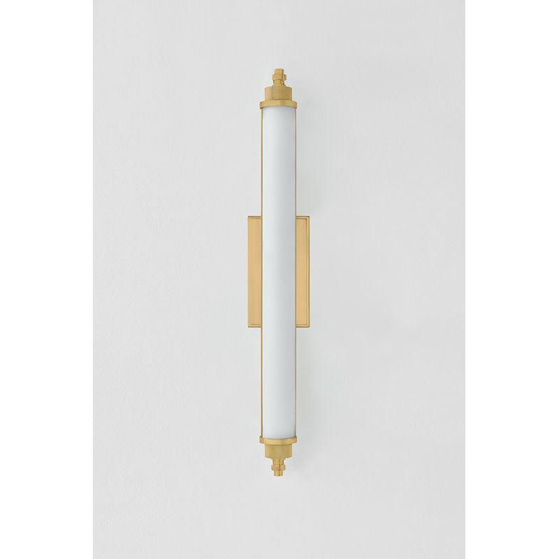 Plandome Bath and Vanity, 28'' H X 22.75'' W X 4.25'' D, Brass, 20 W