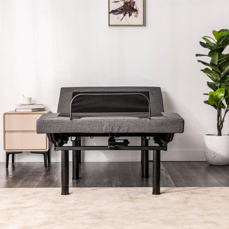 Lit réglable 14 "à gravité zéro avec télécommande sans fil, USB, positions préréglées, Très grand lit